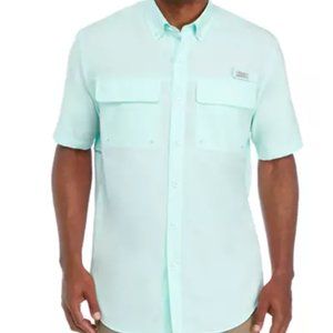 Men's Short Sleeve Button-Down Fishing Shirt